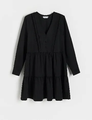 Rochie scurta Reserved, negru