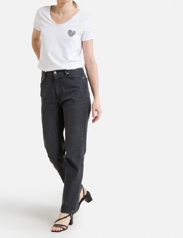 Tricou Pieces, alb