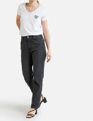 Tricou Pieces, alb