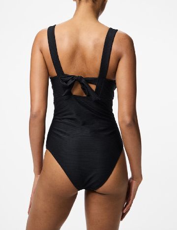 Costum de baie Pieces, negru