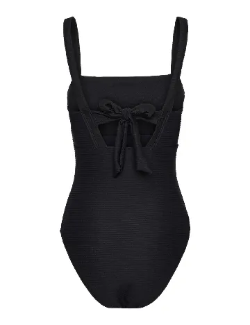 Costum de baie Pieces, negru