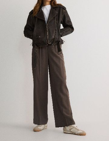 Pantaloni Reserved, maro