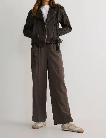 Pantaloni Reserved, maro