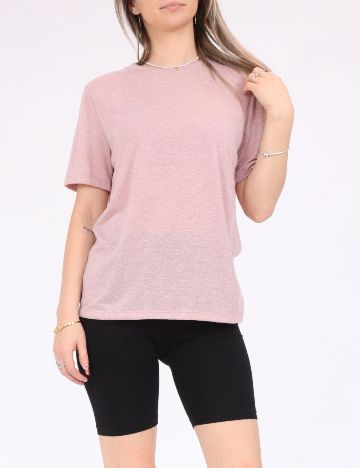 Tricou Pieces, roz