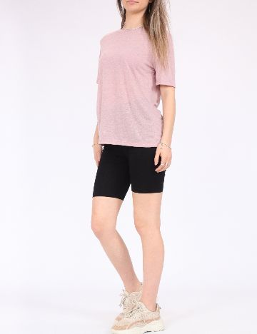 Tricou Pieces, roz
