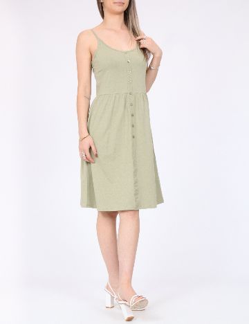 Rochie scurta Pieces, verde
