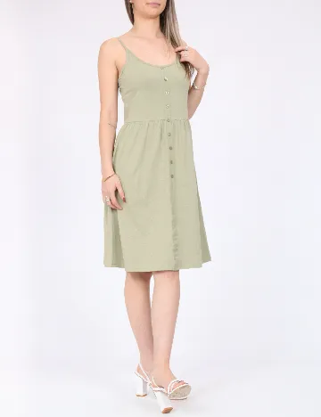 Rochie scurta Pieces, verde
