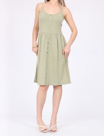 Rochie scurta Pieces, verde