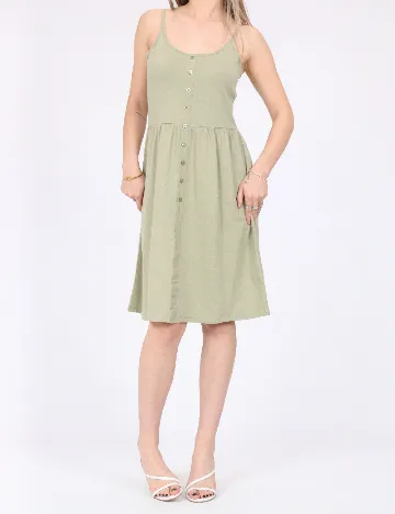 Rochie scurta Pieces, verde
