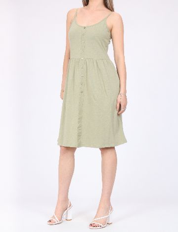 Rochie scurta Pieces, verde