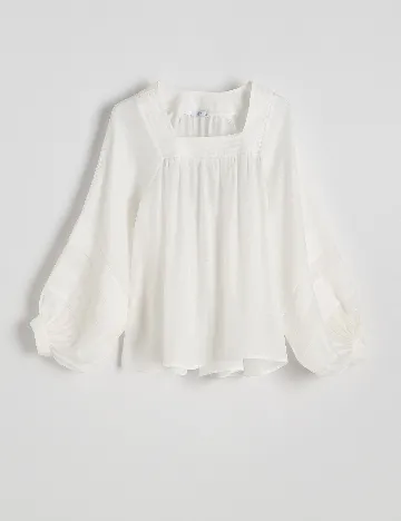 Bluza Reserved, alb