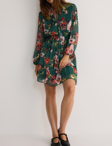 Rochie scurta Reserved, verde