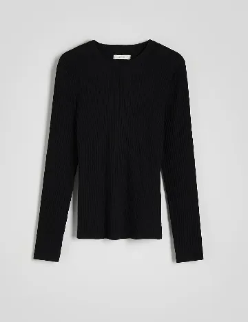Bluza Reserved, negru