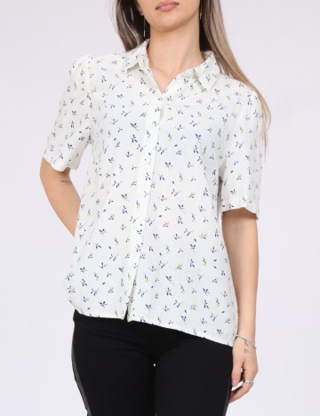 Camasa Pieces, alb