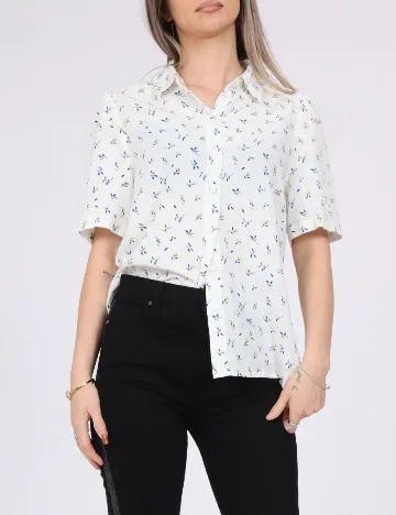 Camasa Pieces, alb