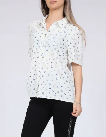 Camasa Pieces, alb
