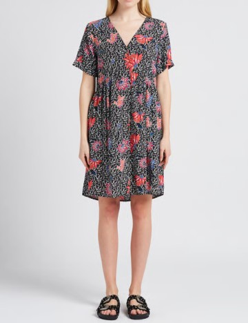 Rochie scurta Pieces, negru