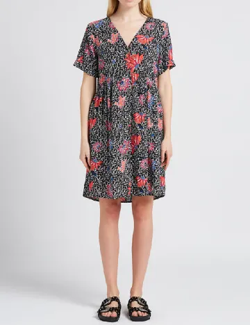 Rochie scurta Pieces, negru