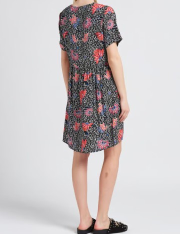 Rochie scurta Pieces, negru