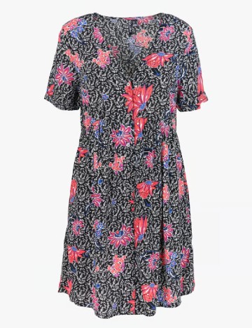 Rochie scurta Pieces, negru