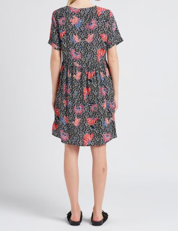 Rochie scurta Pieces, negru