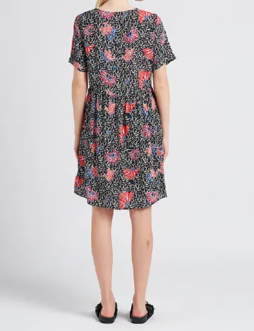 Rochie scurta Pieces, negru