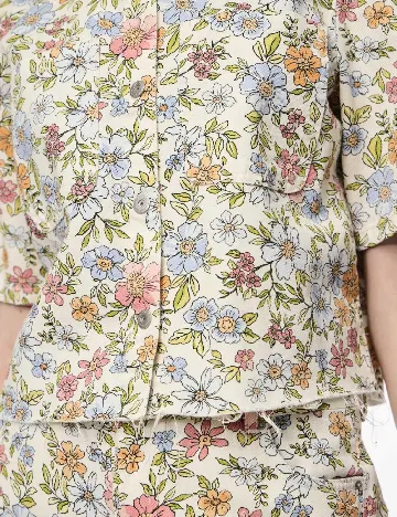 Camasa Pieces, floral print