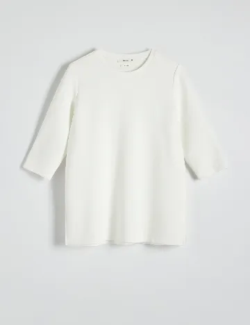 Tricou Reserved, alb