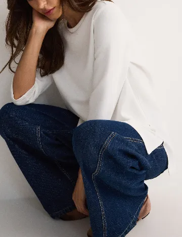 Tricou Reserved, alb