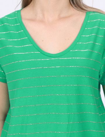 Tricou Pieces, verde