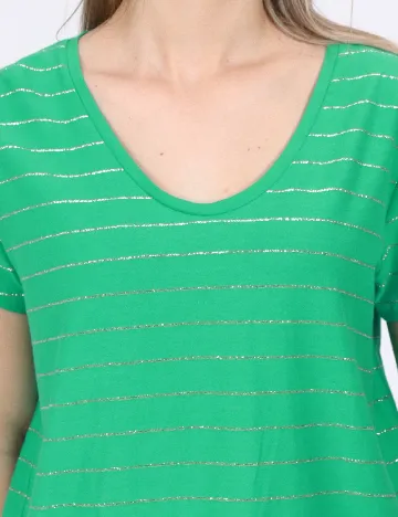 Tricou Pieces, verde