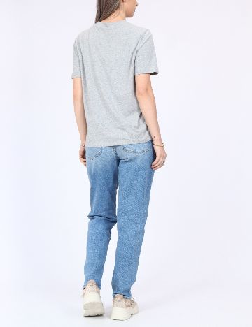 Tricou Pieces, gri