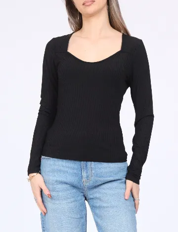 Bluza Pieces, negru