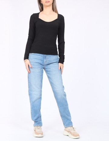 Bluza Pieces, negru
