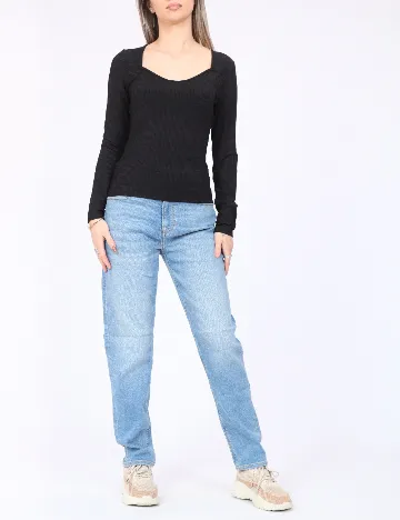 Bluza Pieces, negru