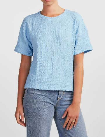 Tricou Pieces, bleu