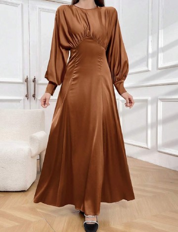 Rochie lunga SHEIN, maro
