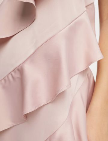 Rochie scurta Pieces, roz