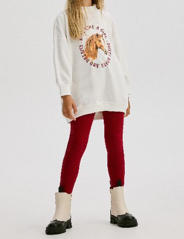 Bluza Reserved, alb