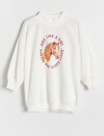 Bluza Reserved, alb