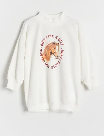 Bluza Reserved, alb