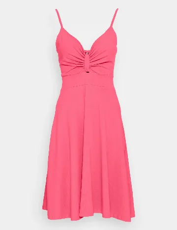 Rochie scurta Pieces, roz