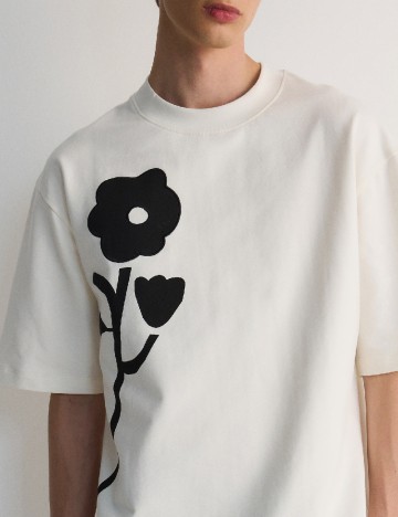 Tricou Oversize Reserved, alb