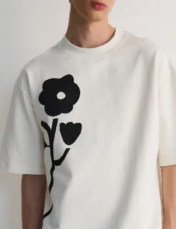 Tricou Oversize Reserved, alb