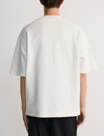 Tricou Oversize Reserved, alb