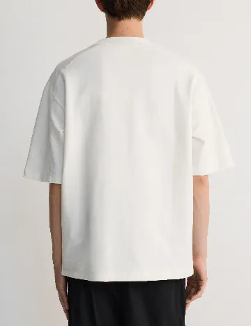 Tricou Oversize Reserved, alb