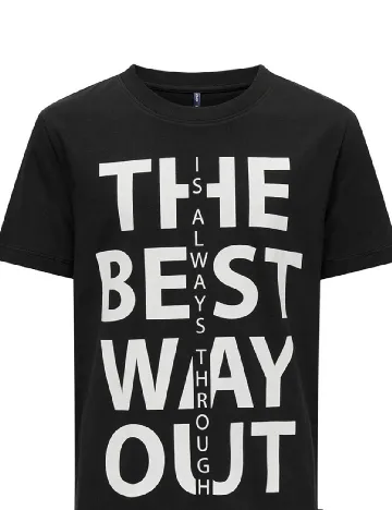 Tricou Kids Only, negru
