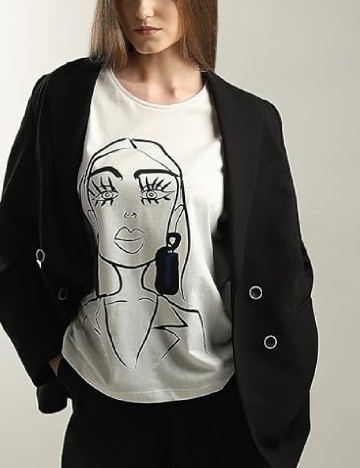 Tricou Vero Moda, alb