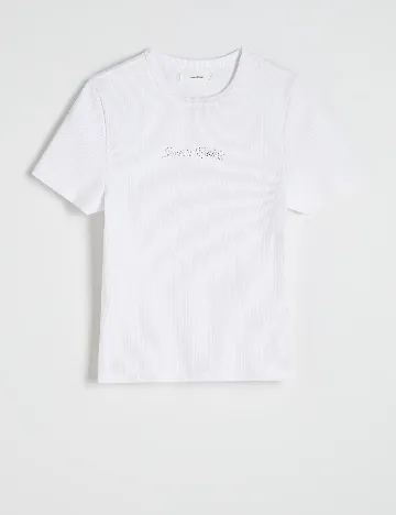 Tricou Reserved, alb