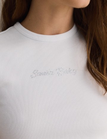 Tricou Reserved, alb